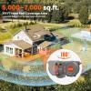 image3rd Generation Retractable Garden Hose 155 ft x 12 inch Heavy Duty WallMounted Hose Reels 180 Swivel Automatic Slow Return Any Length Lock 9 Pattern Nozzle UV Resistant Black12 100FT Metal Bracket