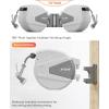 imageAyleid Retractable Garden Hose Reel58 in x 100 FT Wall Mounted Hose Reel with 9 Function Sprayer Nozzle Any Length LockSlow Return SystemWall Mounted180Swivel Bracket BlackLight Grey