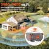 imageUpgraded Retractable Garden Hose Reel 12quot x 155 ft Pro 180 Swivel Metal Bracket Automatic Retract Heavy Duty Hose Reels Wall Mount Any Length Lock 9 Pattern Nozzle Garden Watering58in 90FT65FTB
