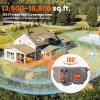 imageUpgraded Retractable Garden Hose Reel 12quot x 155 ft Pro 180 Swivel Metal Bracket Automatic Retract Heavy Duty Hose Reels Wall Mount Any Length Lock 9 Pattern Nozzle Garden Watering12 155FT Metal Bracket