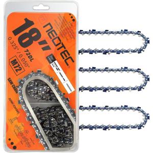 image18 Inch Chainsaw ChainsChainsaw Chain 18 In325quot Pitch050quot Gauge 72 Drive Links Fit For Husqvarna Echo Craftsman and more3 Chains